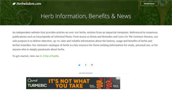 Desktop Screenshot of herbwisdom.com